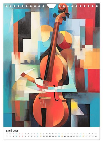 Produktbild: Ballade symphonique (Calendrier mural 2026 DIN A4 horizontal), CALVENDO calendrier mensuel