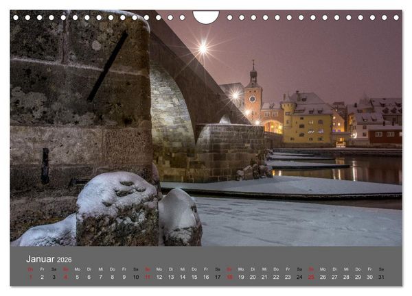 Produktbild: Regensburg - Stadtansichten (Wandkalender 2026 DIN A4 quer), CALVENDO Monatskalender