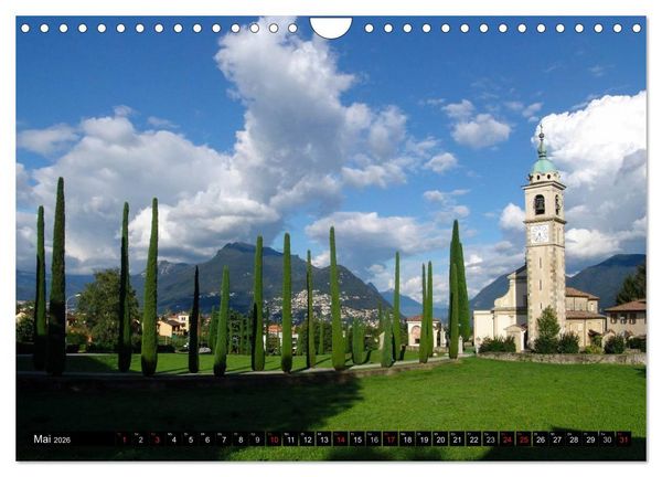 Produktbild: Wundersch&ouml;nes Tessin (Wandkalender 2026 DIN A4 quer), CALVENDO Monatskalender