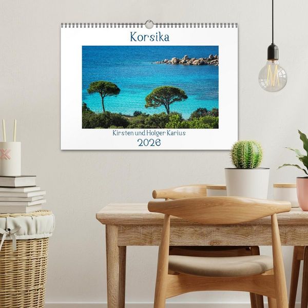Produktbild: Korsika 2026 (Wandkalender 2026 DIN A3 quer), CALVENDO Monatskalender