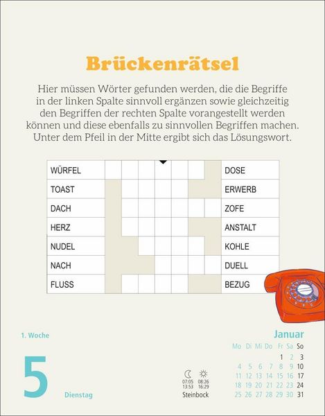 Produktbild: Stefan Heine Rentnerr&auml;tsel Tagesabrei&szlig;kalender 2027