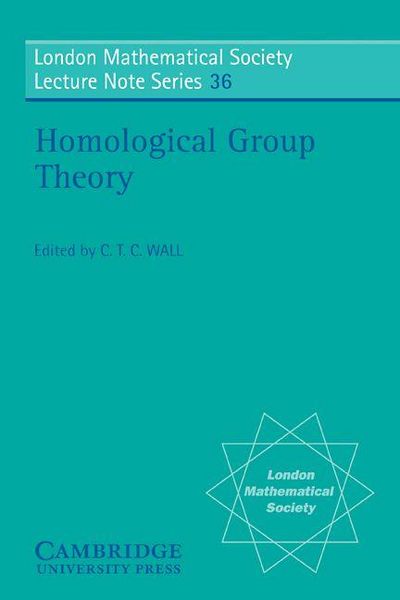 Produktbild: Homological Group Theory