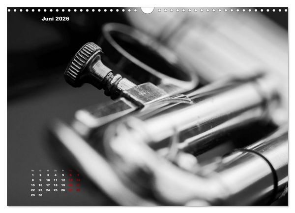 Produktbild: Trompete - Close up (Wandkalender 2026 DIN A3 quer), CALVENDO Monatskalender
