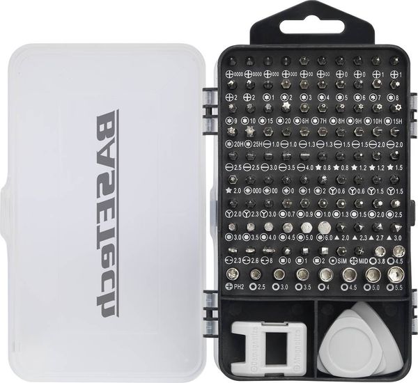 Produktbild: Basetech BT-2247898 Bit-Set 116teilig inkl. Bithalter-Schraubendreher
