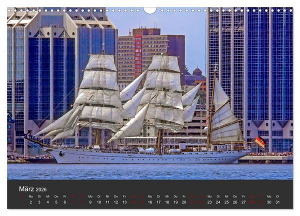 Produktbild: Windjammer-Regatta - Tall Ships Atlantic Challenge (Wandkalender 2026 DIN A3 quer), CALVENDO Monatskalender