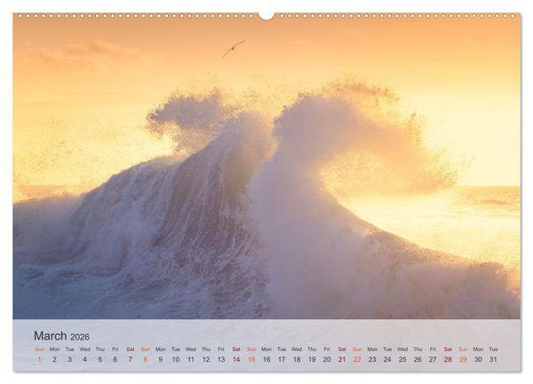 Produktbild: Melody of the waves (High Quality Premium Wall Calendar 2026 DIN A2 landscape),CALVENDO 12 Month Wall Calendar