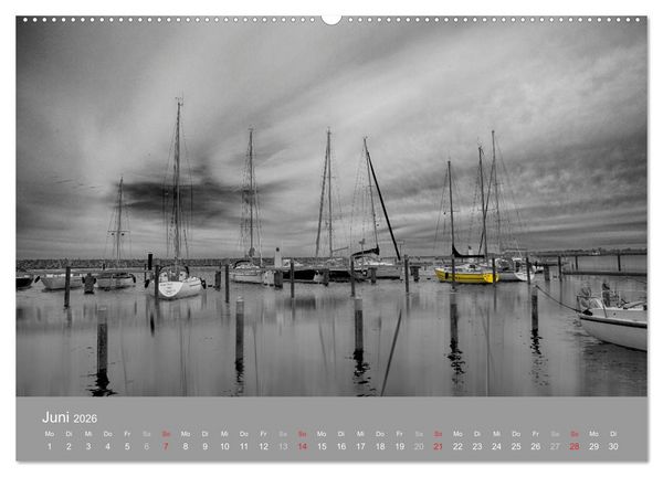 Produktbild: H&auml;fen der Ostsee (hochwertiger Premium Wandkalender 2026 DIN A2 quer), Kunstdruck in Hochglanz