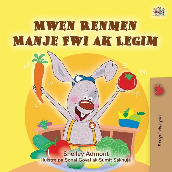 Produktbild: I Love to Eat Fruits and Vegetables (Haitian Creole Book for Kids)
