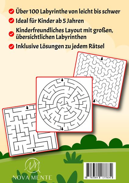 Produktbild: Labyrinthe f&uuml;r Kinder ab 5 Jahren - Band 27
