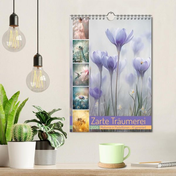 Produktbild: Zarte Tr&auml;umerei (Wandkalender 2026 DIN A4 hoch), CALVENDO Monatskalender