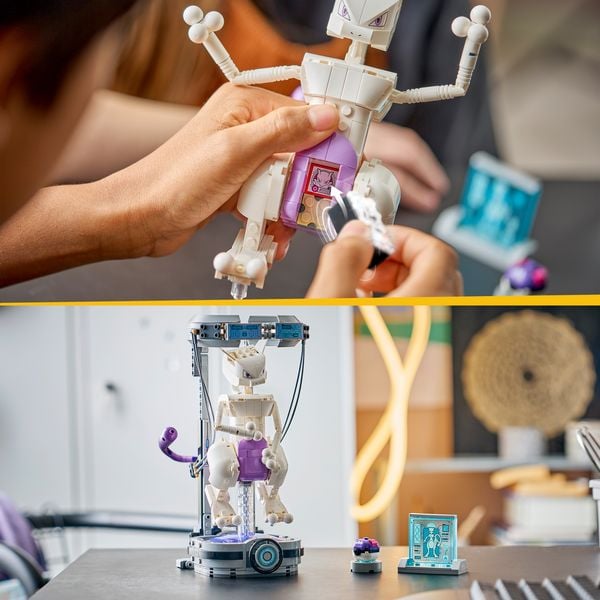 Produktbild: LEGO Pok&eacute;mon SMART Play: Mewtwus Ausbruch aus dem Labor kompatibles Set 72163