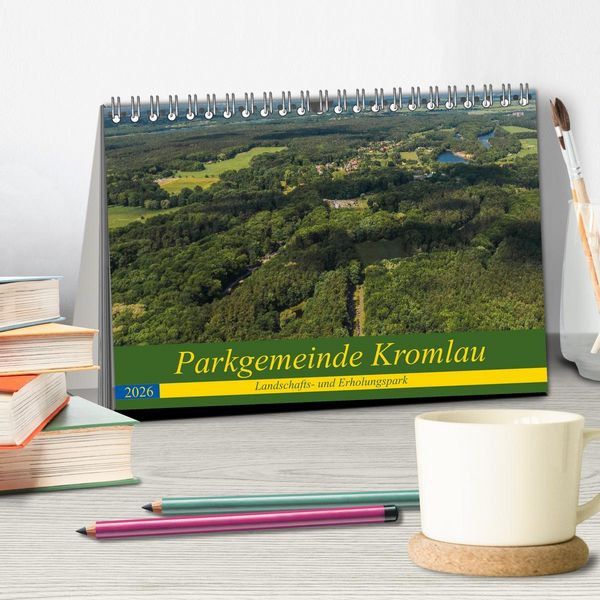 Produktbild: Parkgemeinde Kromlau (Tischkalender 2026 DIN A5 quer), CALVENDO Monatskalender
