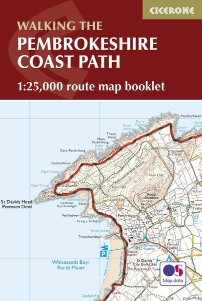 Produktbild: Pembrokeshire Coast Path Map Booklet