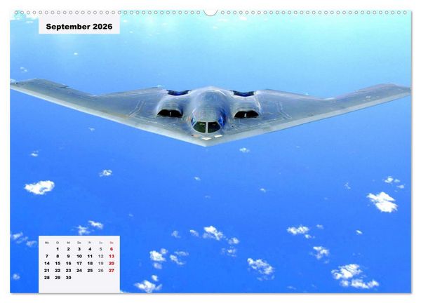 Produktbild: Fighter aircraft. Faszination Kampfflugzeug (Wandkalender 2026 DIN A2 quer), CALVENDO Monatskalender