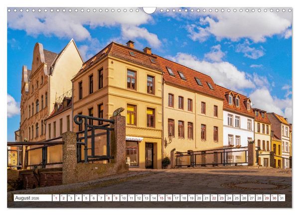 Produktbild: Unser sch&ouml;nes Wismar (Wandkalender 2026 DIN A3 quer), CALVENDO Monatskalender