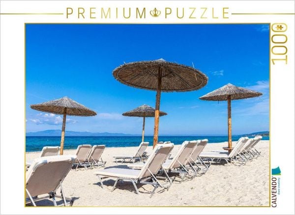 CALVENDO Puzzle Ein Motiv aus dem Kalender Griechenland Thessaloniki und Chalkidiki | 1000 Teile Lege-Größe 64x48cm Foto-Puzzle für glückliche Stunden