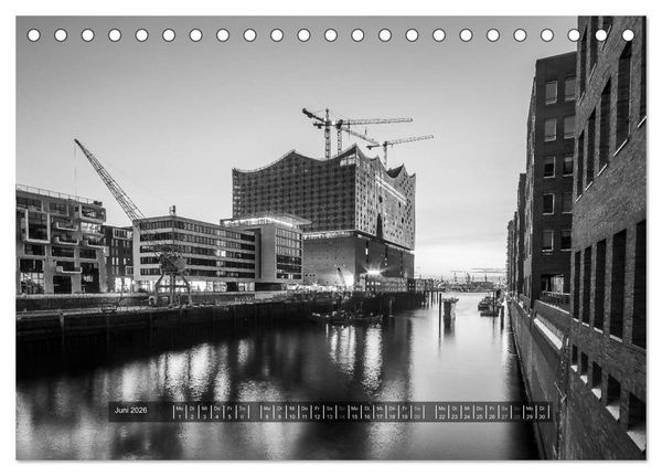Produktbild: Hamburg perspective 2026 (Tischkalender 2026 DIN A5 quer), CALVENDO Monatskalender
