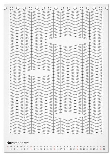 Produktbild: Geometric Graphik Art (Tischkalender 2026 DIN A5 hoch), CALVENDO Monatskalender