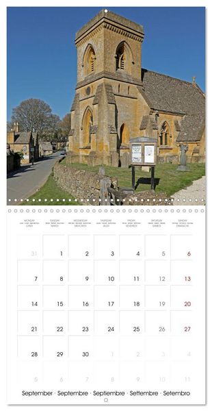Produktbild: The Cotswolds - Idyllic part of England (Wall Calendar 2026 12 &times; 12 Inch) CALVENDO 12 Month Wall Calendar