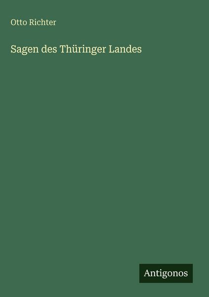 Produktbild: Sagen des Th&uuml;ringer Landes