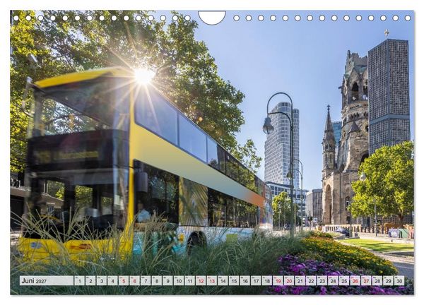 Produktbild: Berlin - Faszination bei Tag und Nacht (Wandkalender 2027 DIN A4 quer), CALVENDO Monatskalender