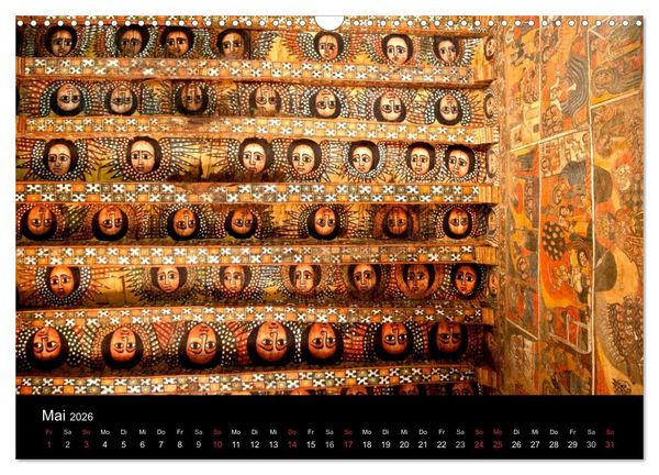 Produktbild: &Auml;thiopien - kulturelle H&ouml;hepunkte im orthdoxen Norden (Wandkalender 2026 DIN A3 quer), CALVENDO Monatskalender