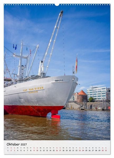 Produktbild: Hamburg - Hanseatische Eleganz (hochwertiger Premium Wandkalender 2027 DIN A2 hoch), Kunstdruck in Hochglanz