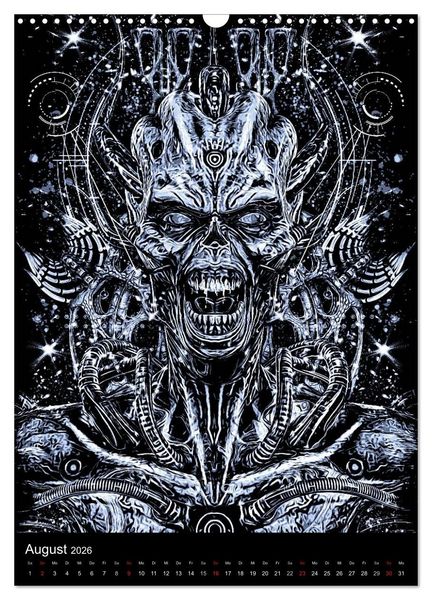 Produktbild: BLOODBOY/DARK ILLUSTRATION (Wandkalender 2026 DIN A3 hoch), CALVENDO Monatskalender