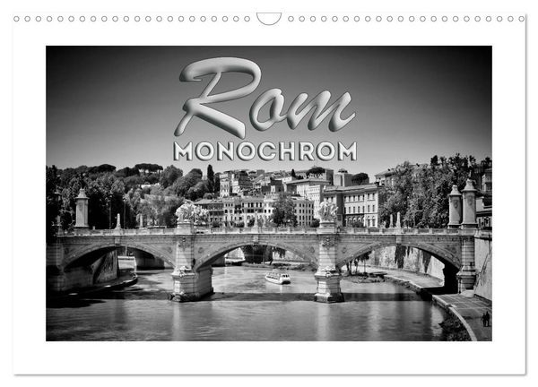 Produktbild: ROM Monochrom (Wandkalender 2026 DIN A3 quer), CALVENDO Monatskalender
