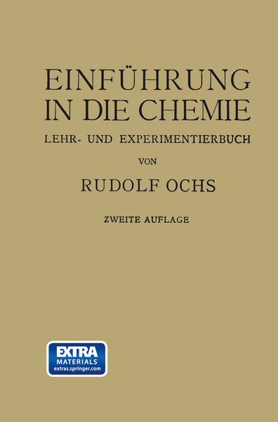 Produktbild: Einf&uuml;hrung in die Chemie