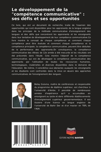 Produktbild: Le d&eacute;veloppement de la "comp&eacute;tence communicative" : ses d&eacute;fis et ses opportunit&eacute;s