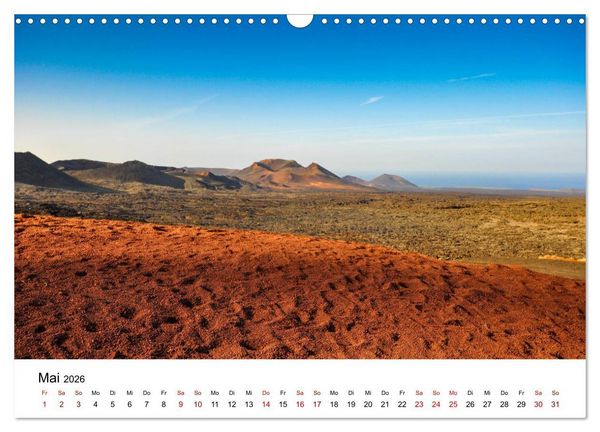 Produktbild: Lanzarote - Die Farben der Natur (Wandkalender 2026 DIN A3 quer), CALVENDO Monatskalender