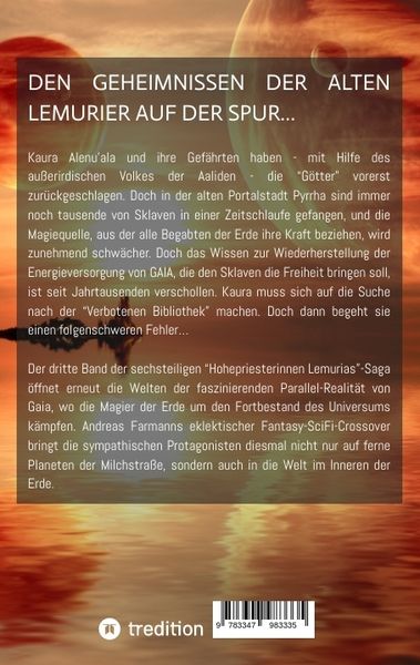Produktbild: Die verbotene Bibliothek - Ein kosmisches Fantasy-Abenteuer in Lemuria und in der Welt im Inneren der Erde