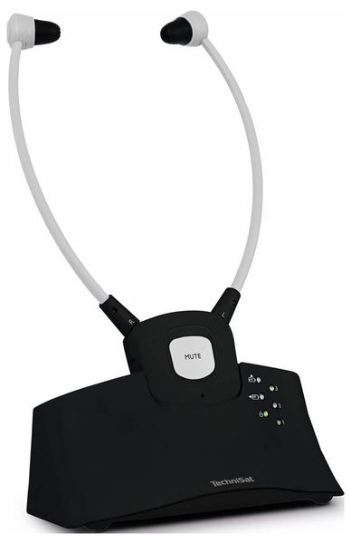 Produktbild: TechniSat STEREOMAN ISI 3 In Ear Kopfh&ouml;rer Funk, Bluetooth&reg; Schwarz Lautst&auml;rkeregelung HiFi