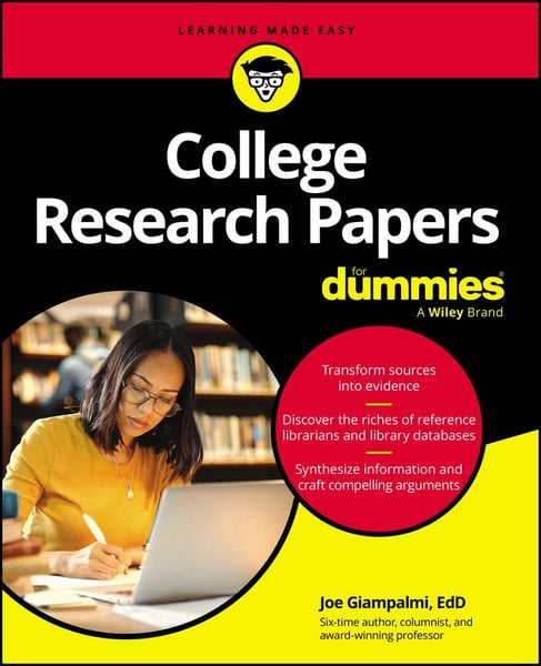 Produktbild: College Research Papers For Dummies