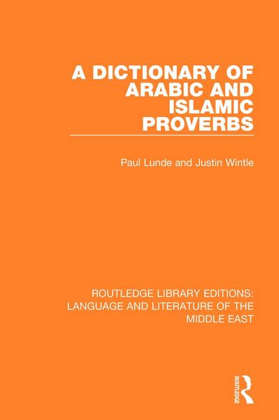 Produktbild: A Dictionary of Arabic and Islamic Proverbs