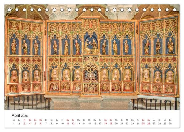 Produktbild: Abtei Marienstatt (Tischkalender 2026 DIN A5 quer), CALVENDO Monatskalender