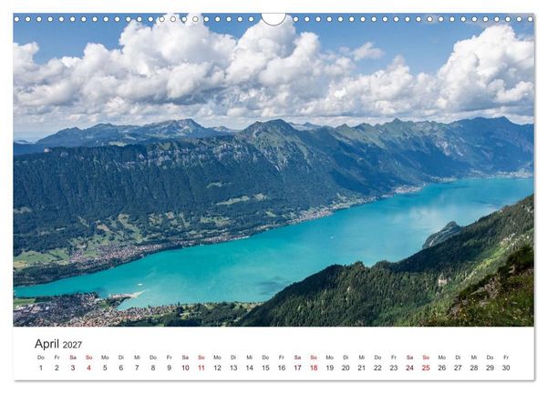 Produktbild: Berner Oberland - Bergwelten (Wandkalender 2027 DIN A3 quer), CALVENDO Monatskalender
