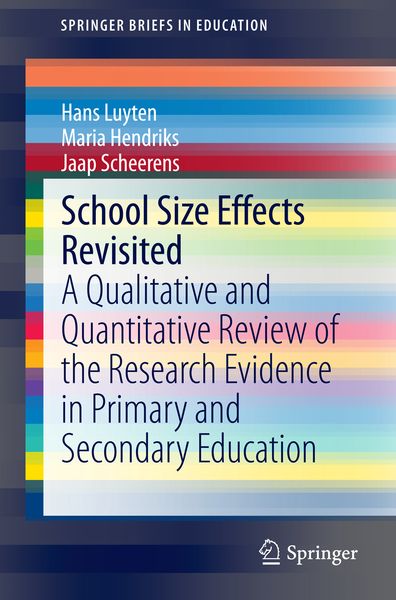Produktbild: School Size Effects Revisited
