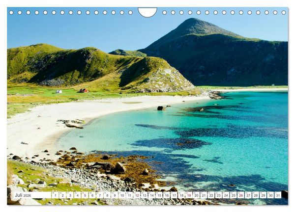 Produktbild: Magie des Nordens, Island und Norwegen (Wandkalender 2026 DIN A4 quer), CALVENDO Monatskalender
