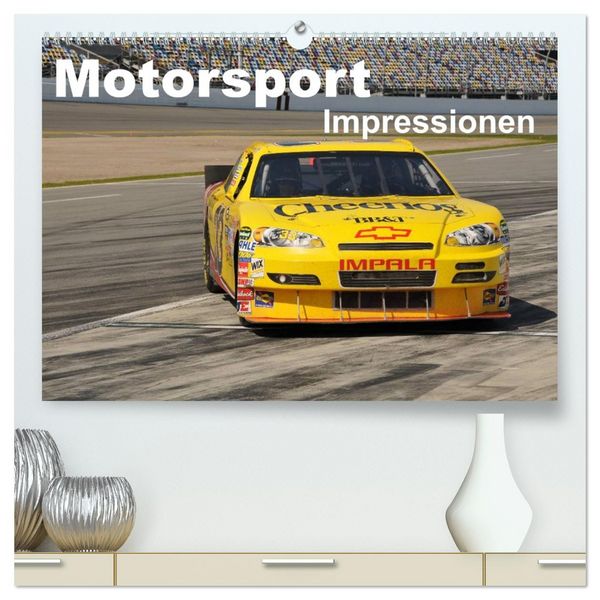 Motorsport - Impressionen (hochwertiger Premium Wandkalender 2026 DIN A2 quer), Kunstdruck in Hochglanz