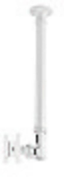 Produktbild: Neomounts FPMA-C100WHITE Monitor-Deckenhalterung 1 Display(s) 25,4 cm (10") - 76,2 cm (30") Wei&szlig; H&ouml;henverstellbar, Neigbar, Schwenkbar, Rotierbar