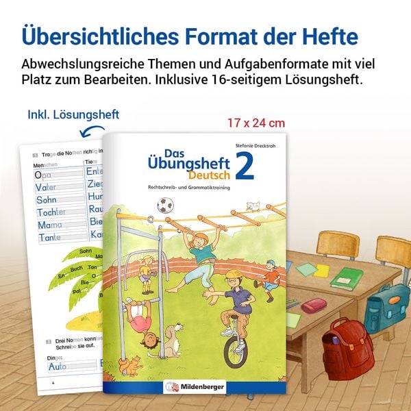 Produktbild: Das &Uuml;bungsheft Deutsch 2