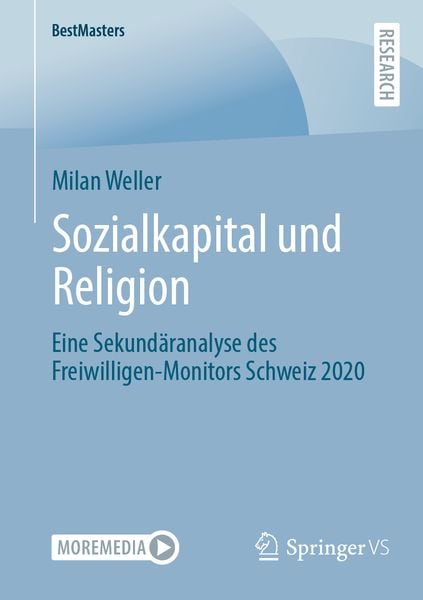 Sozialkapital und Religion, Taschenbuch von Milan Weller, Springer Fachmedien Wiesbaden GmbH, 9783658393595