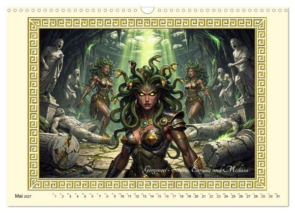 Produktbild: Ungeheuer der griechischen Mythologie (Wandkalender 2027 DIN A3 quer), CALVENDO Monatskalender