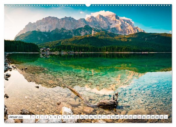 Produktbild: Ein Sommer in den Bayerischen Alpen (Wandkalender 2026 DIN A2 quer), CALVENDO Monatskalender