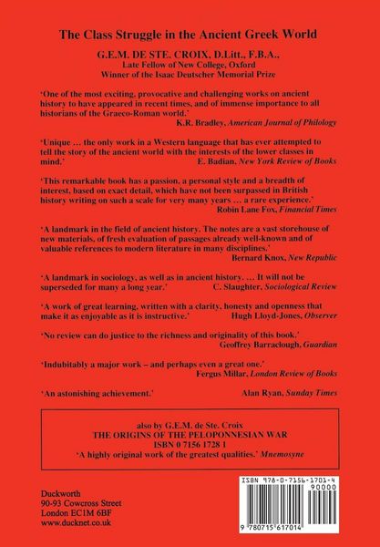 Produktbild: Class Struggle in the Ancient Greek World