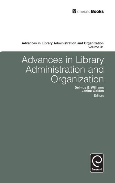 Produktbild: Advances in Library Administration and Organization