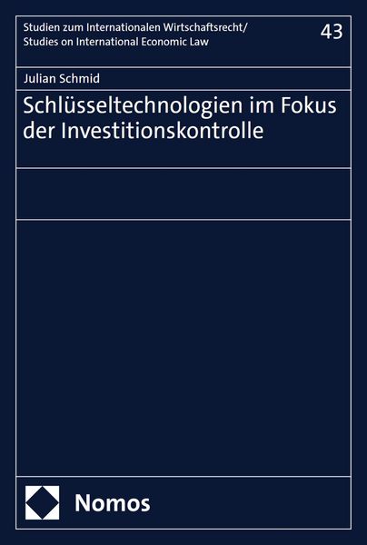 Produktbild: Schl&uuml;sseltechnologien im Fokus der Investitionskontrolle