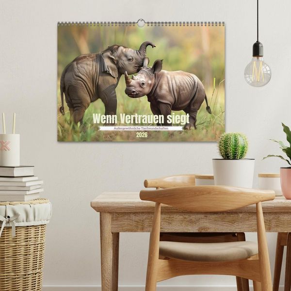 Produktbild: Wenn Vertrauen siegt (Wandkalender 2026 DIN A3 quer), CALVENDO Monatskalender
